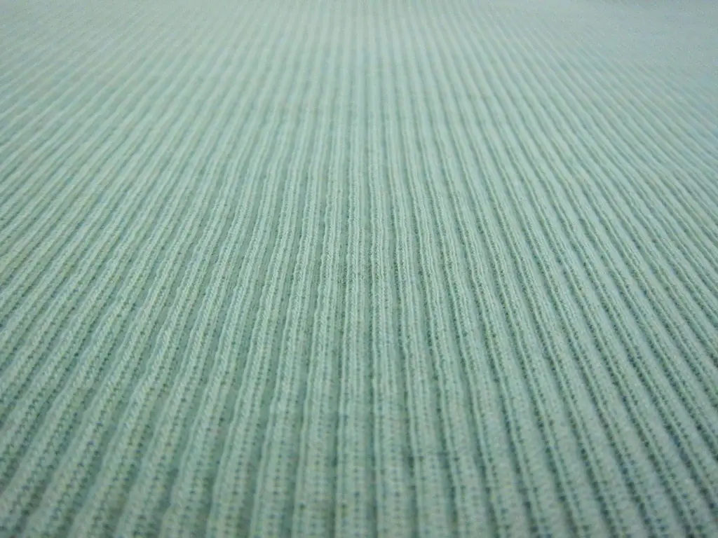 Virgin Wool Rib Knit in Seafoam2