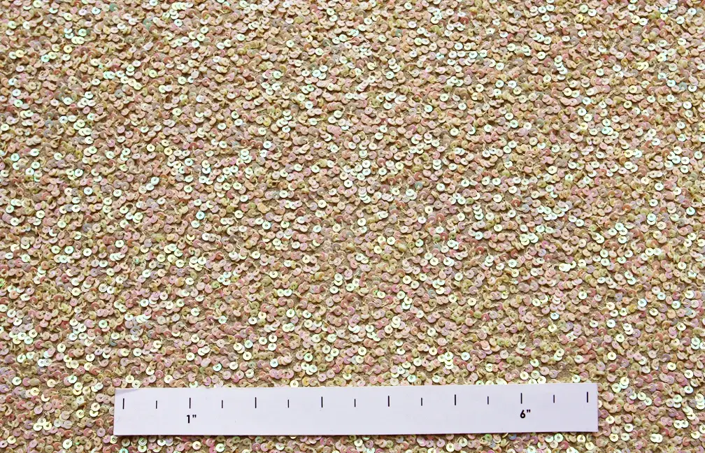 Sequins on Silk Chiffon1