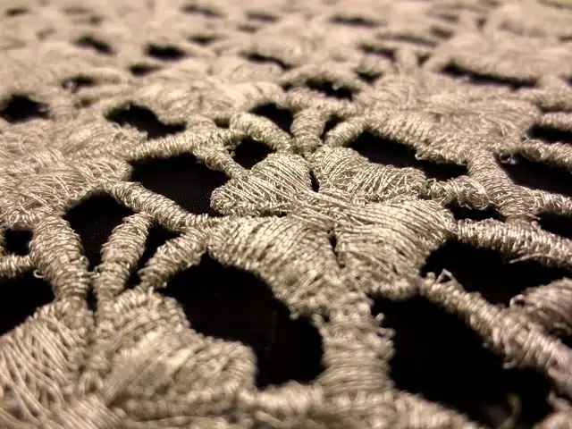 Metallic Guipure Lace2