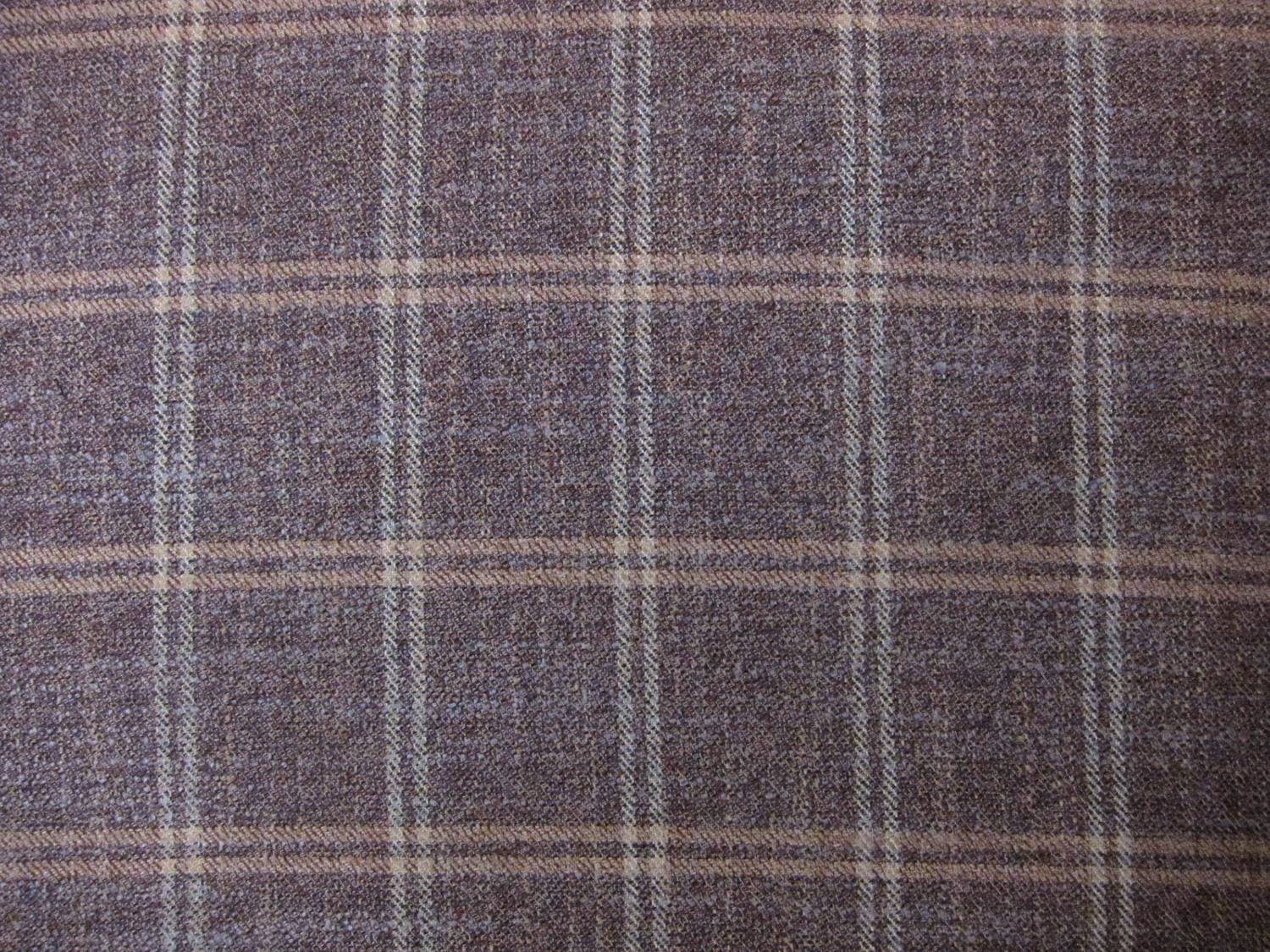 Italian Bamboo Plaid Suiting 0
