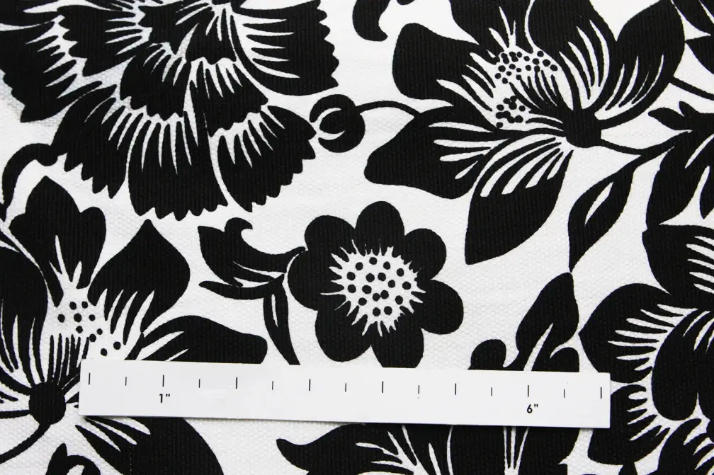 Cotton Piqué Print1
