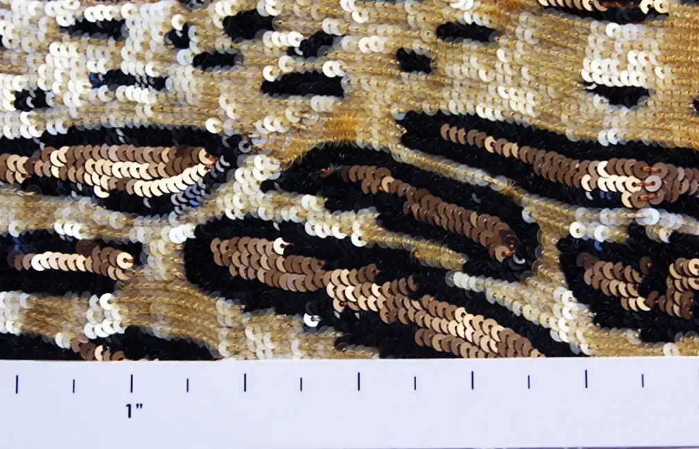Sequins on Silk Chiffon1