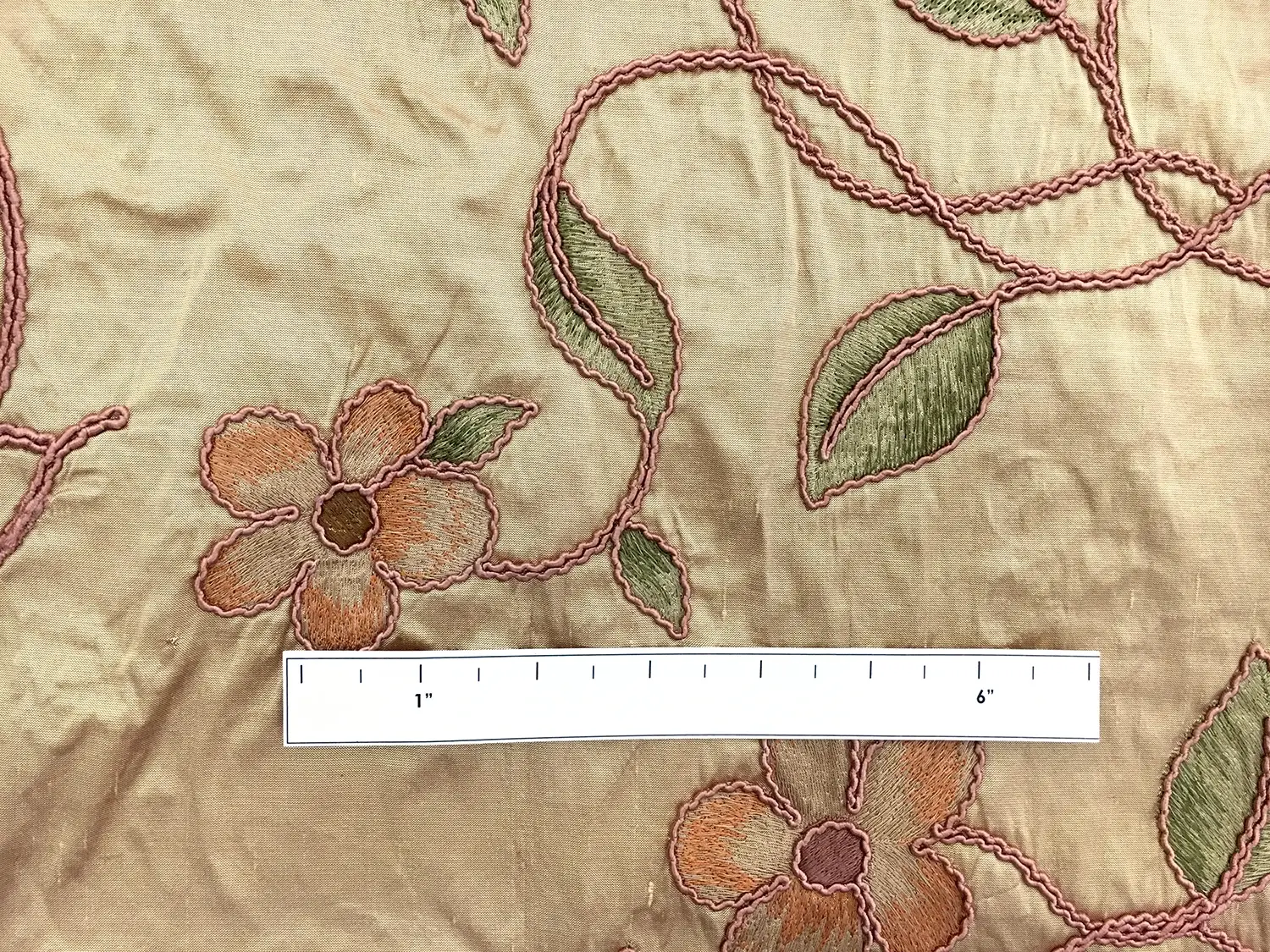 Embroidered Silk Shantung1