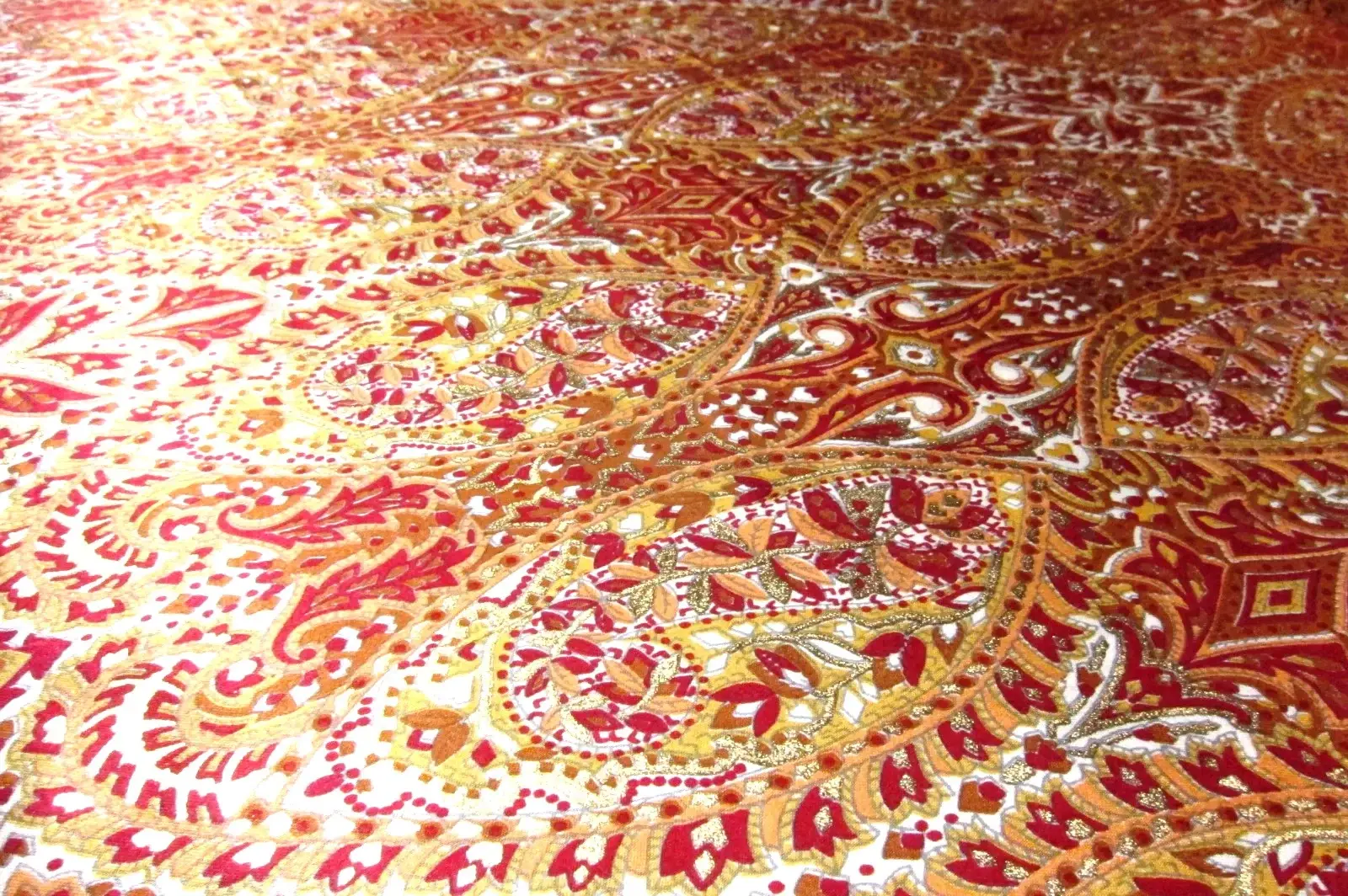 Printed Metallic Silk Charmeuse2