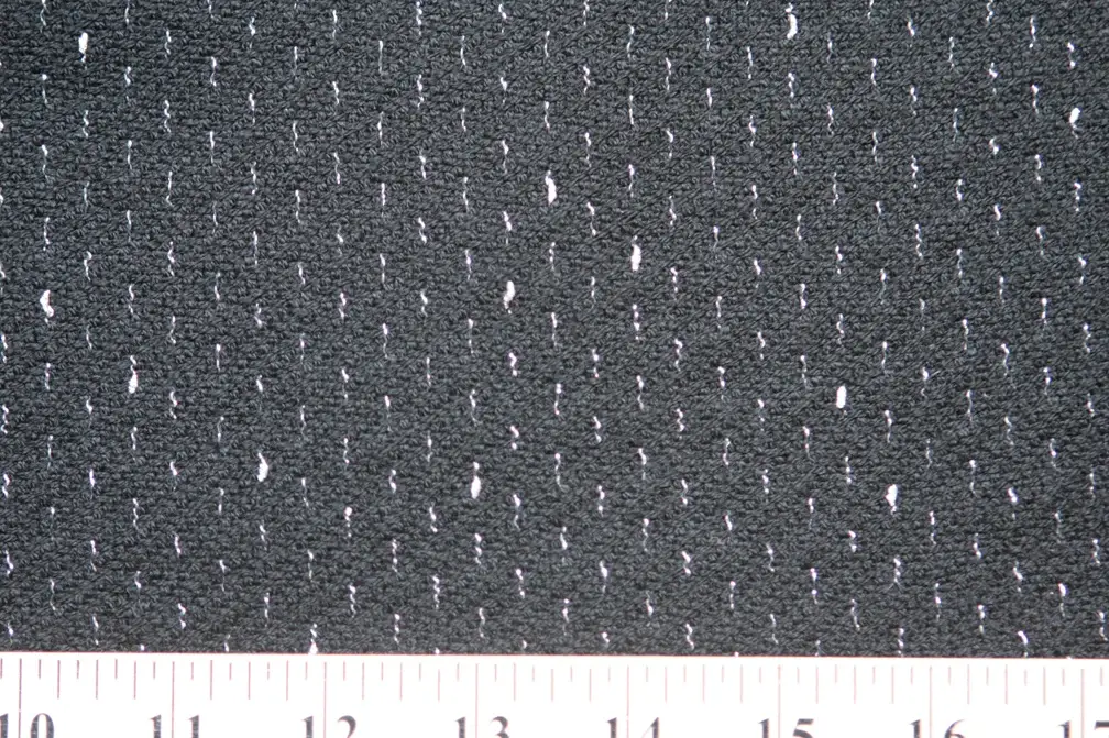 Wool Metallic Tweed0