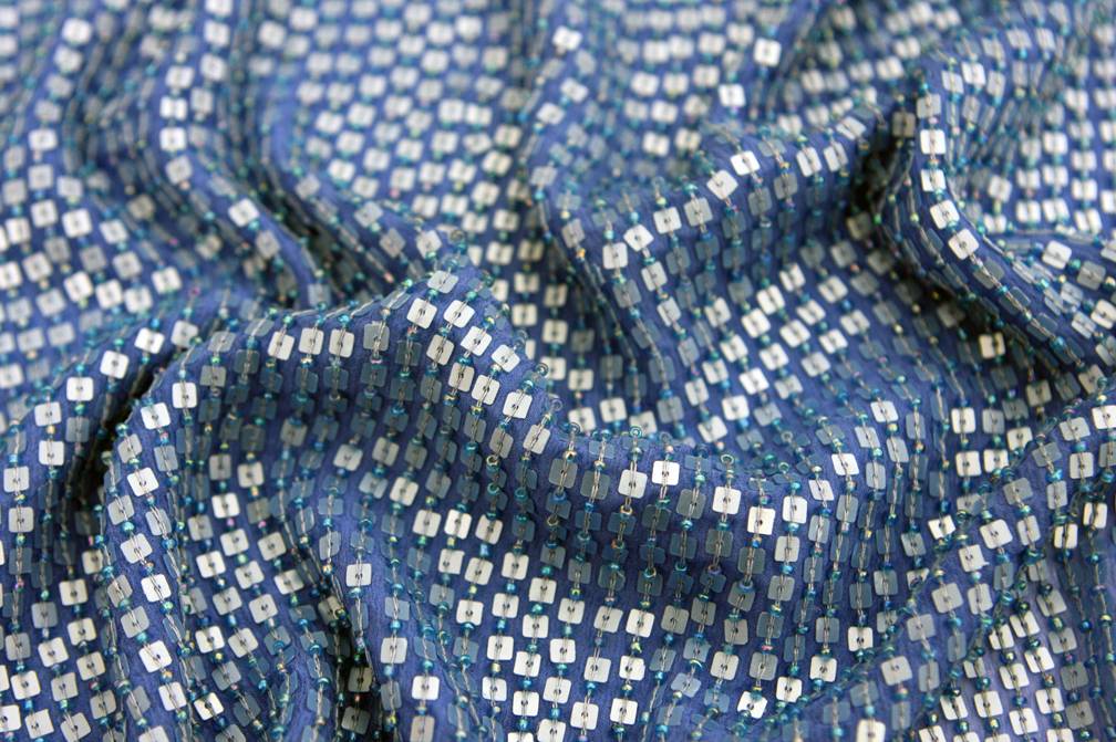 Sequins on Silk Chiffon3