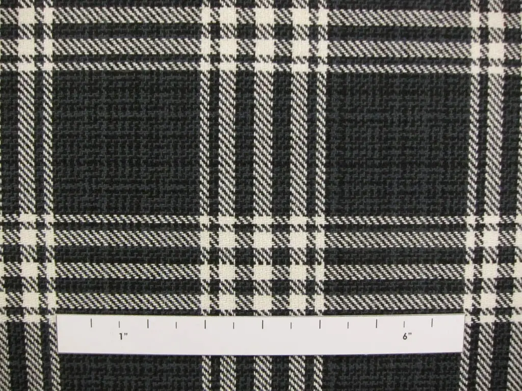 Cotton Upholstery Plaid Print 1