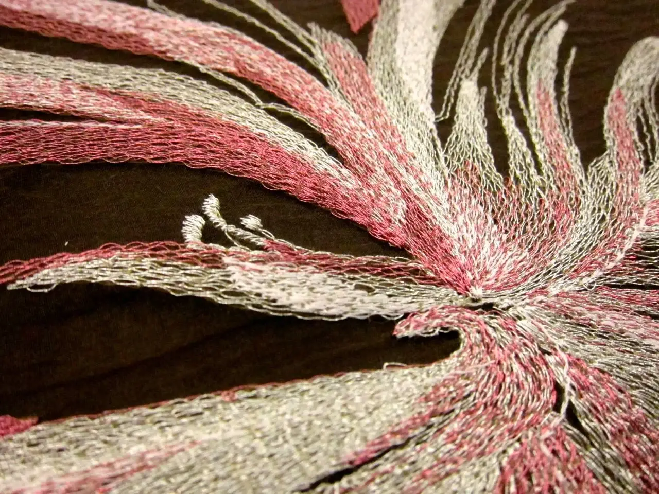 Metallic Embroidered Organza2