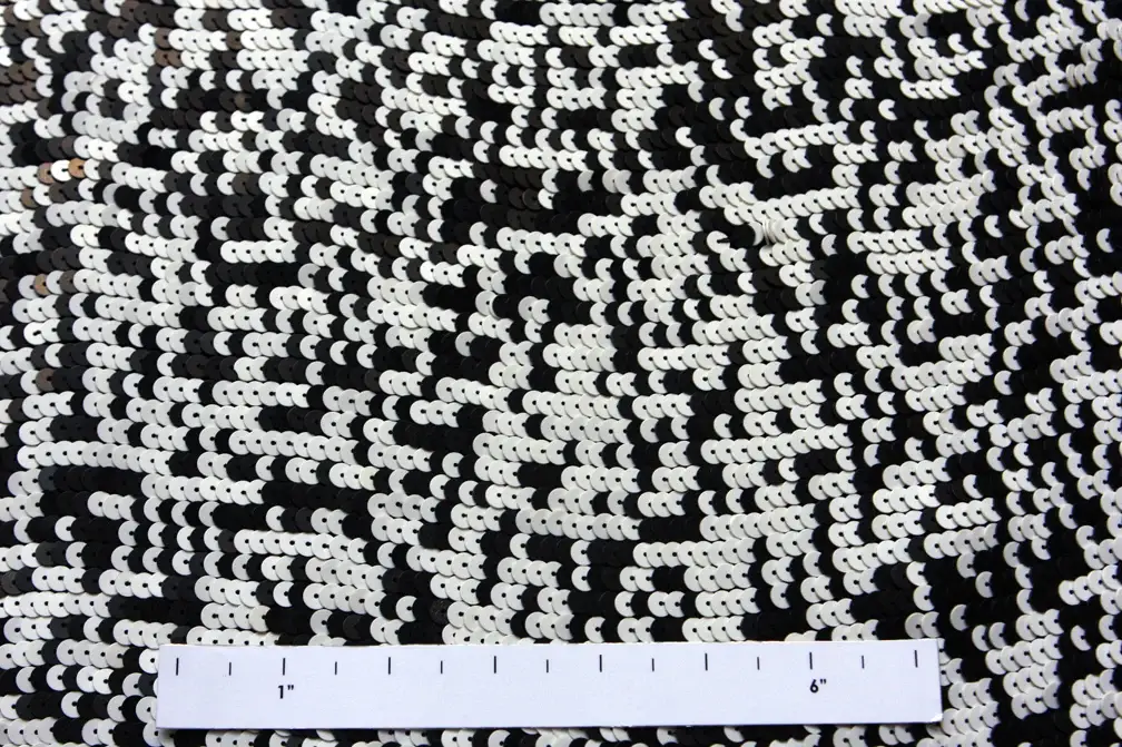 Sequins on Silk Chiffon2