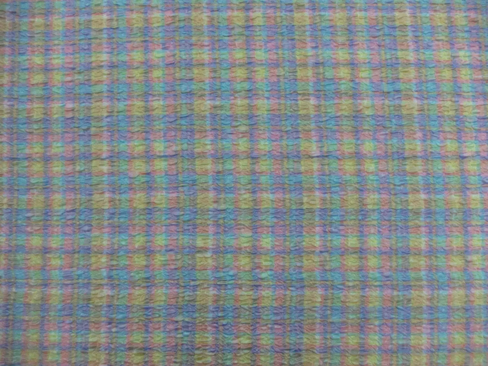 Plaid Poly Rayon Cloqué1