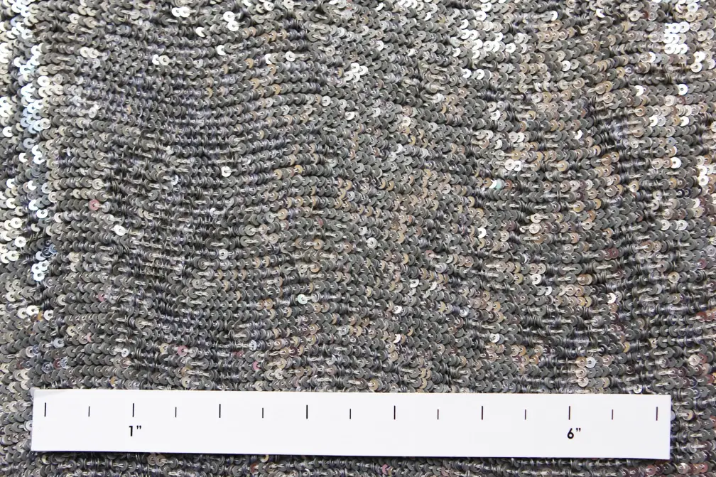 Sequins on Silk Chiffon1