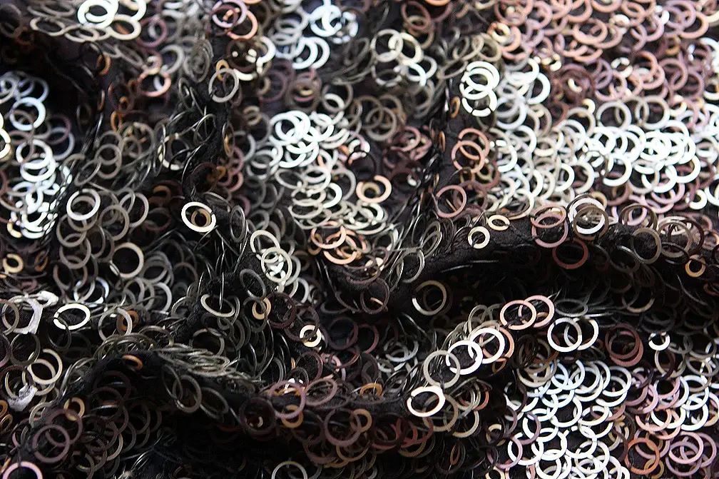 Novelty Sequins on Silk Chiffon3