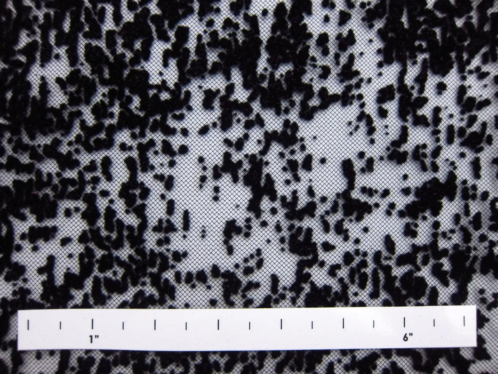 Flocked Tulle (in Black)1