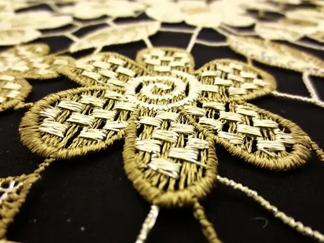 Metallic Guipure Lace2