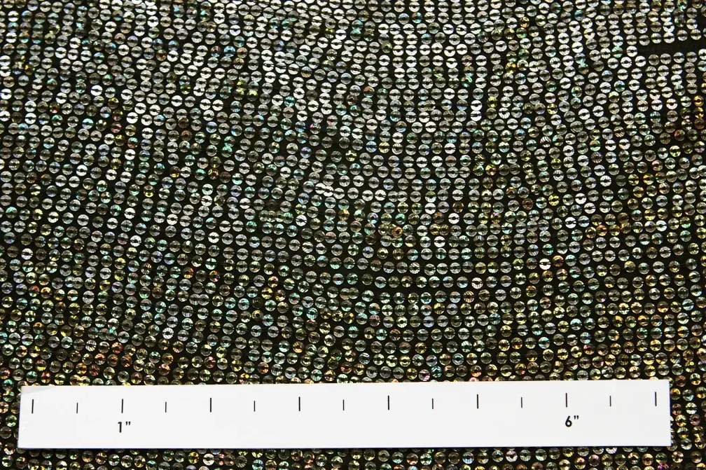 Sequins on Silk Chiffon1
