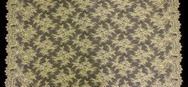 Metallic Alençon Lace3