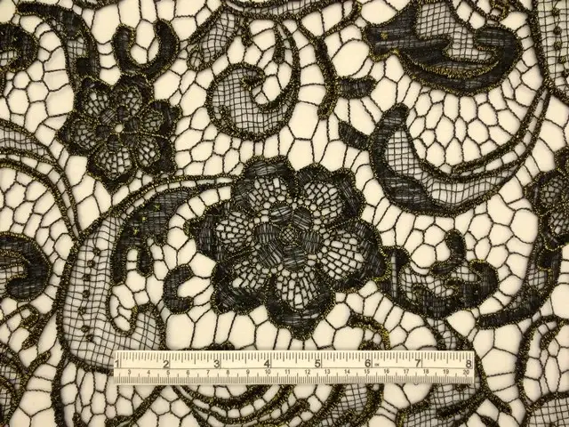 Metallic Guipure Lace1