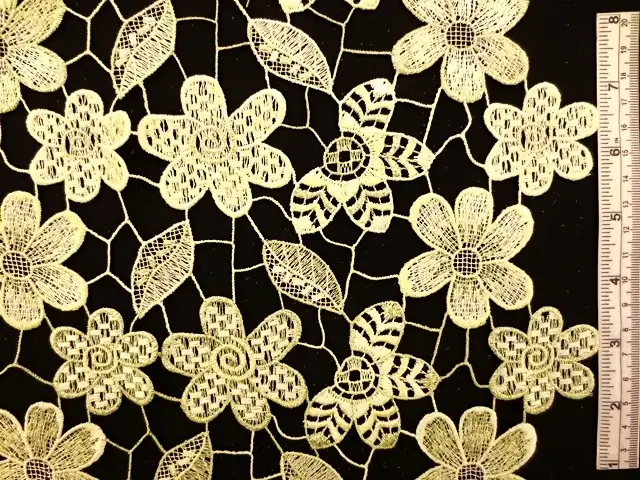 Metallic Guipure Lace0