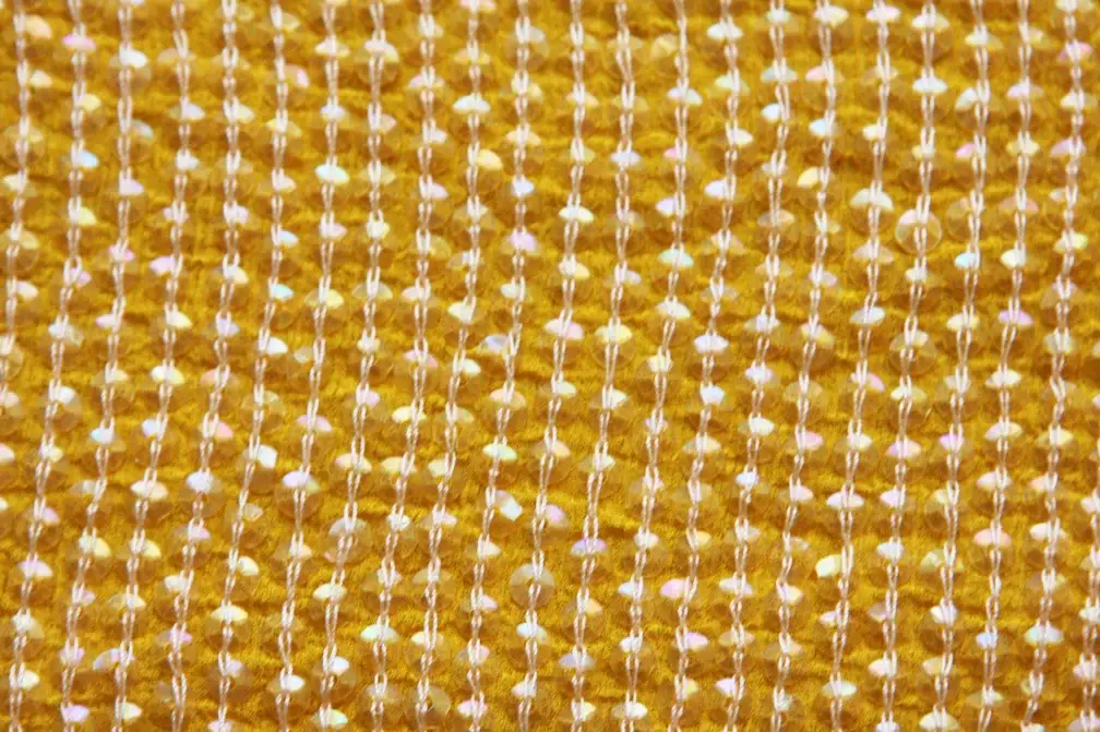 Sequins on Silk Chiffon2