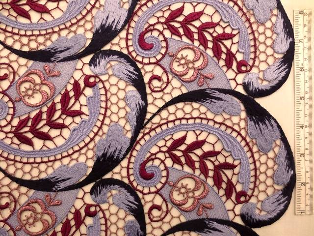 Metallic Guipure Lace0