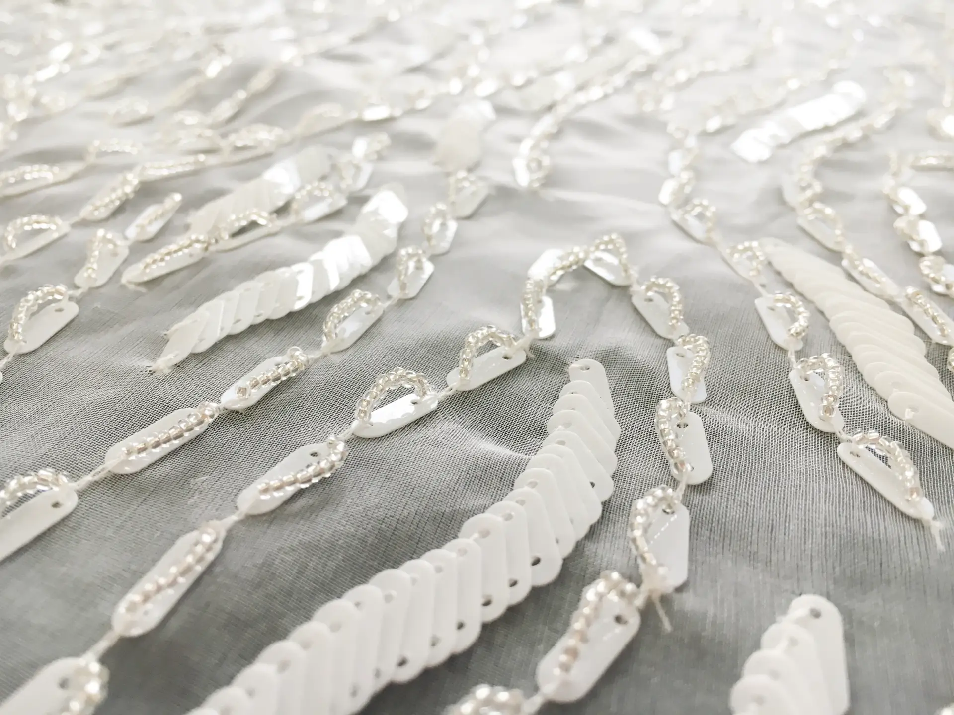 Beaded Silk Organza Panel2