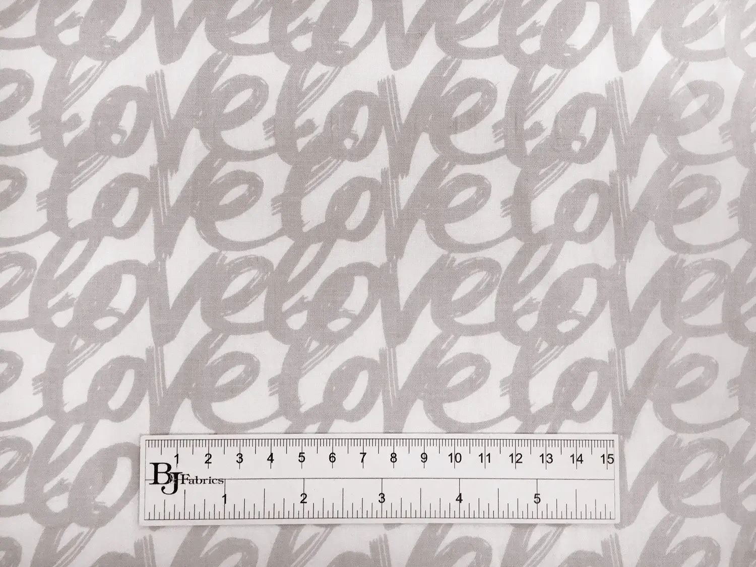 Cotton Broadcloth Love Print3