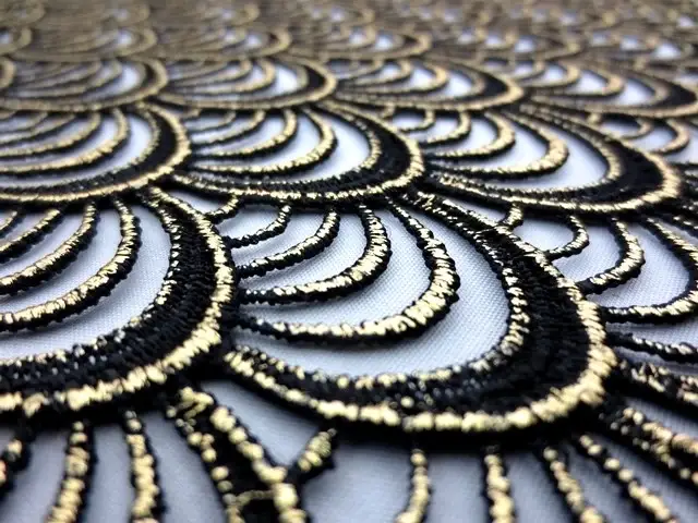 Metallic Guipure Lace2