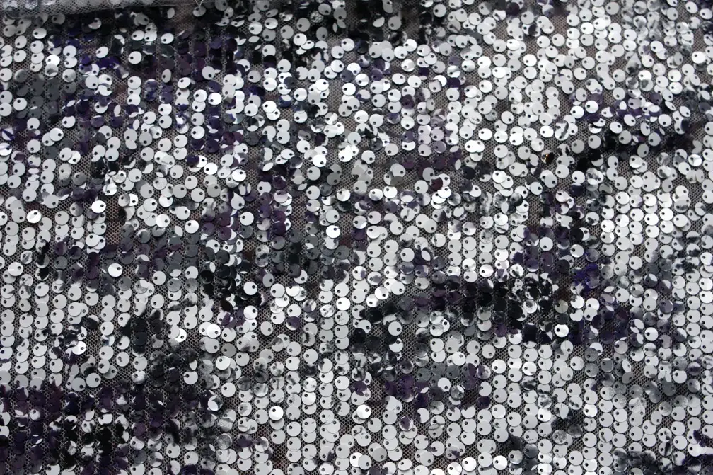 Novelty Printed Sequins in Tulle0