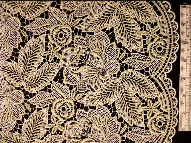 Metallic Guipure Lace0