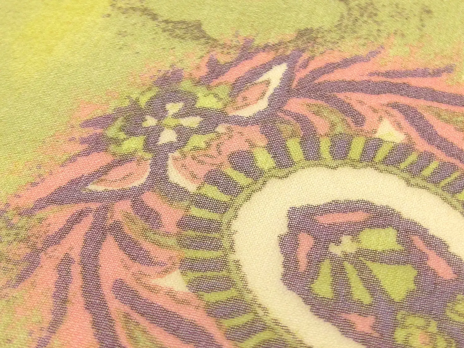 Printed Silk Chiffon with Small Paisleys and Flowers2