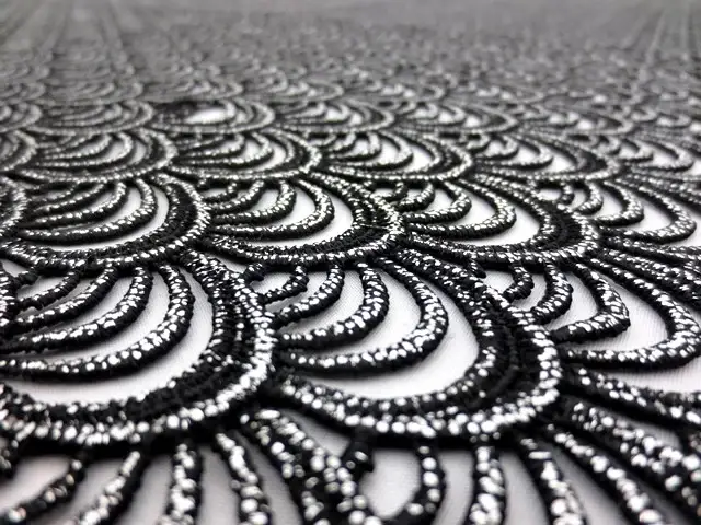 Metallic Guipure Lace2