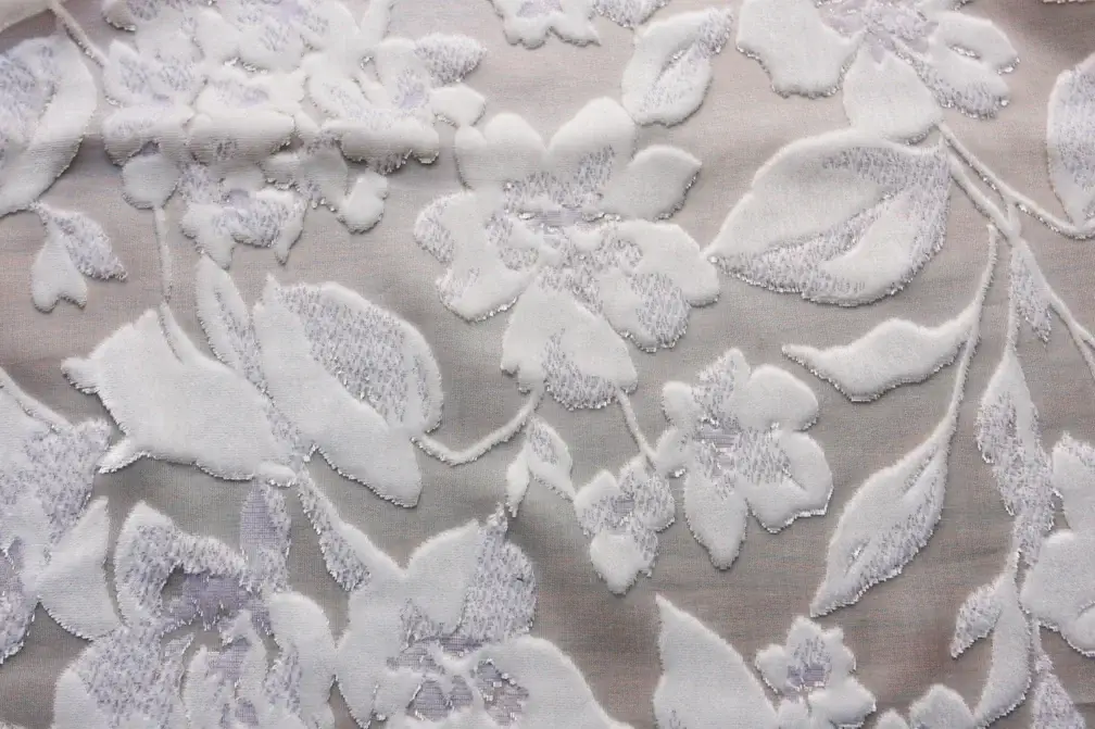 Silk Rayon Lurex BurnOut Velvet0