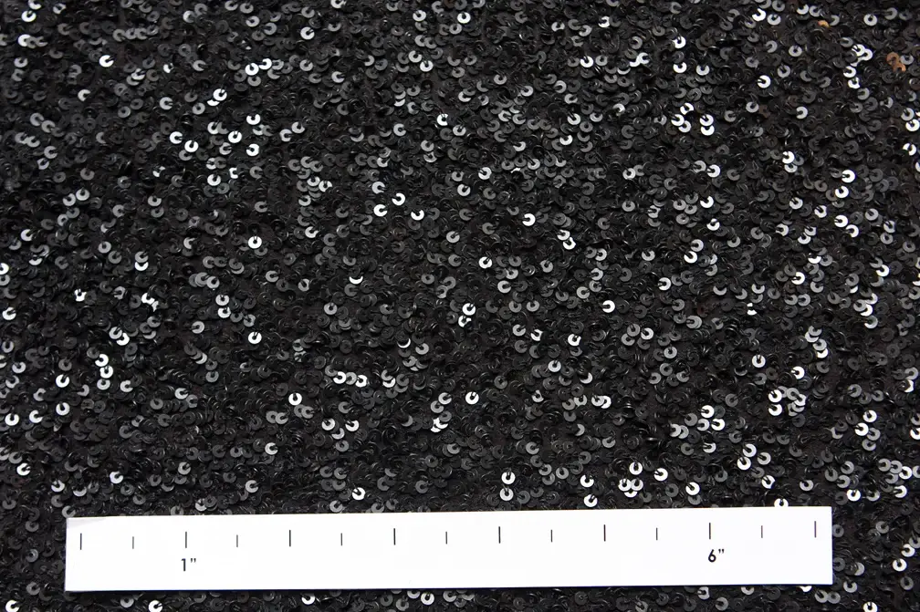 Sequins on Silk Chiffon1