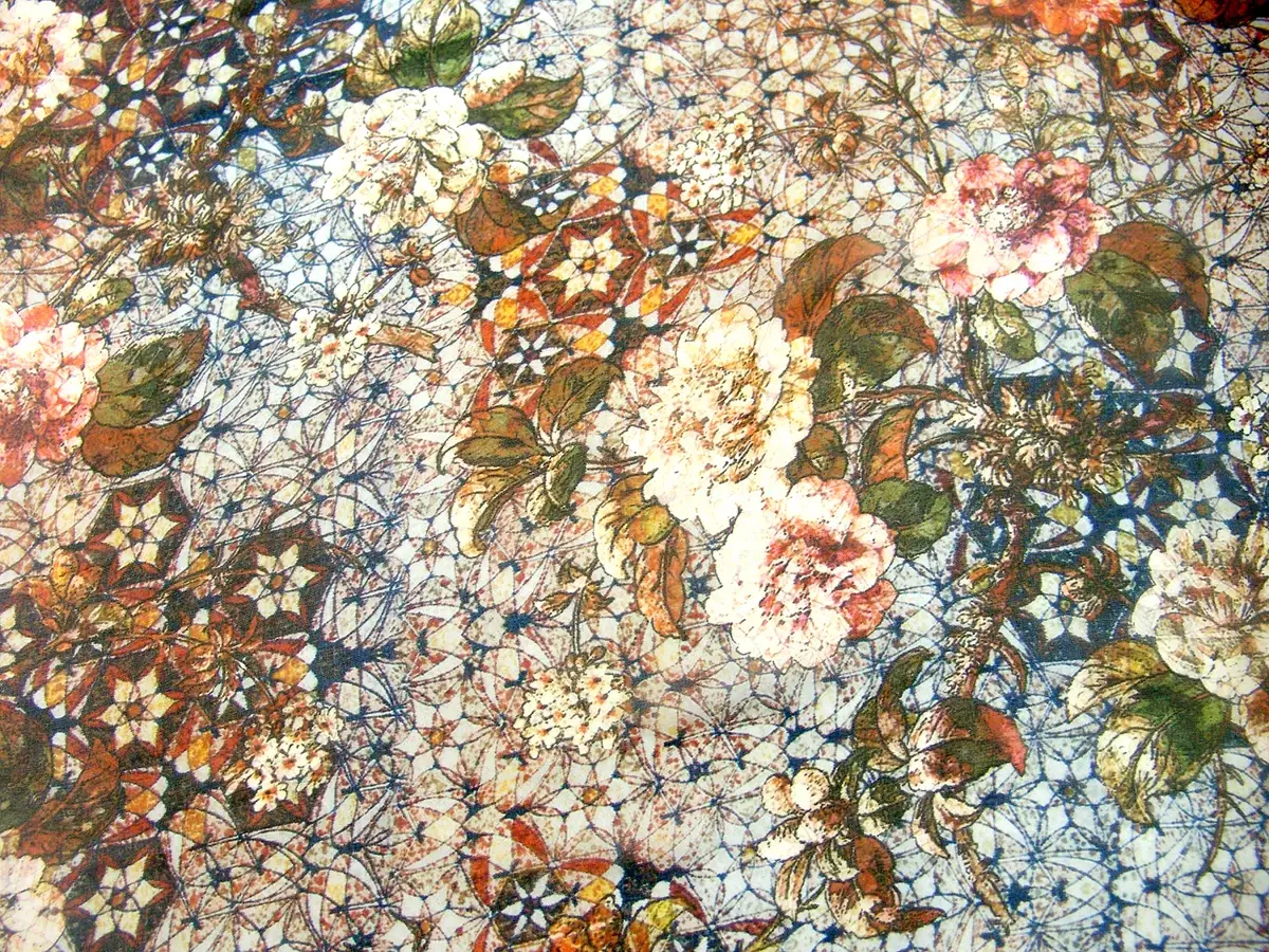 Printed Silk Chiffon0