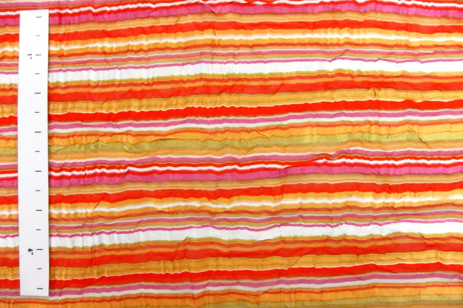 Printed Satin Stripe Chiffon1