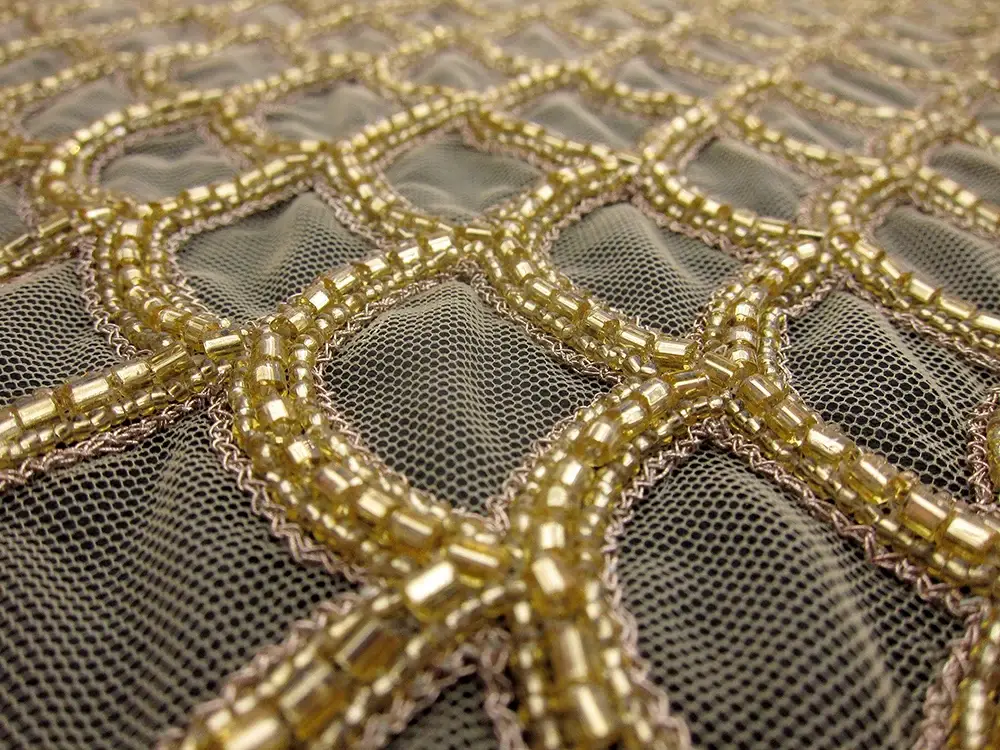 Beaded Nylon Tulle1