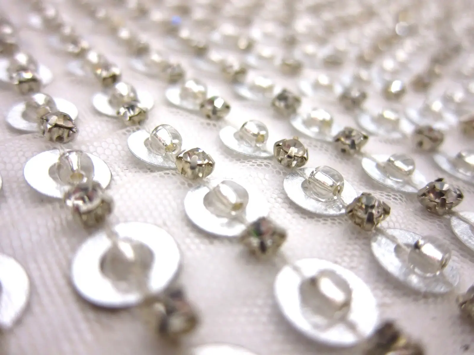 Sequins Beads Crystal on Tulle2