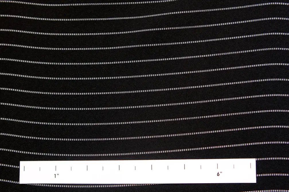 4Ply Silk Crepe Stripe0