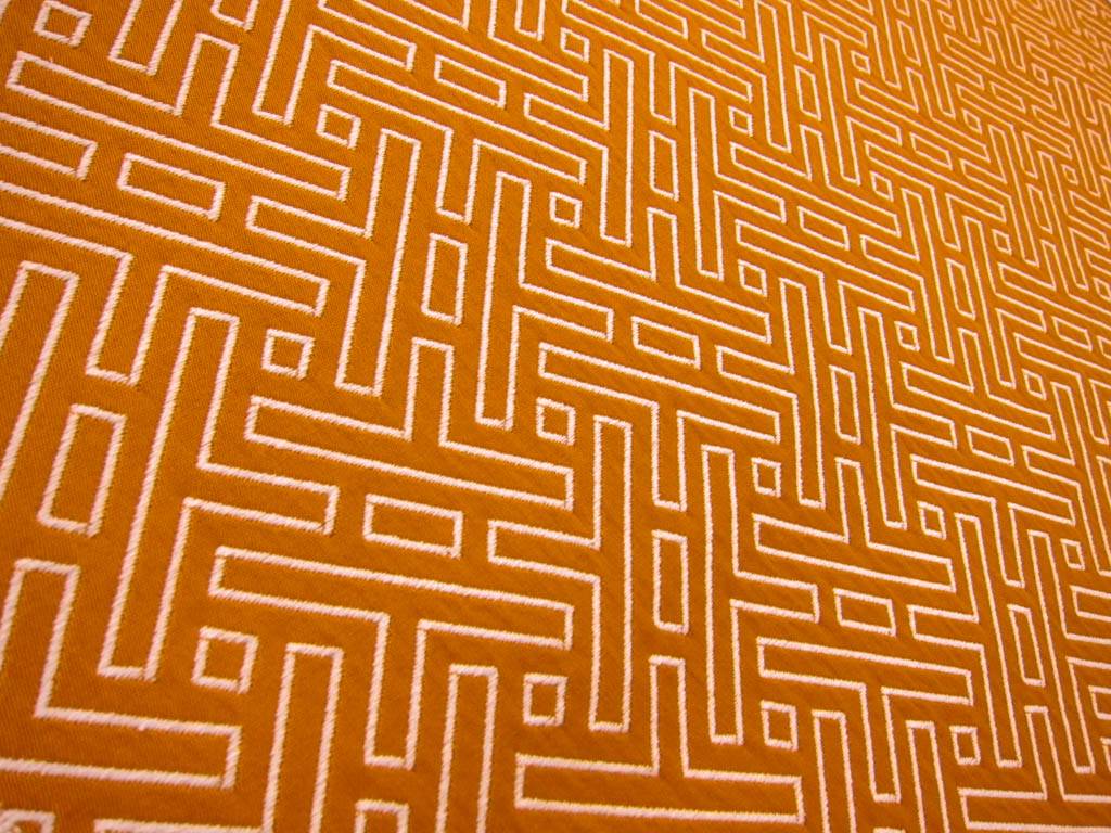 Cotton Blend Upholstery Labyrinth Brocade2