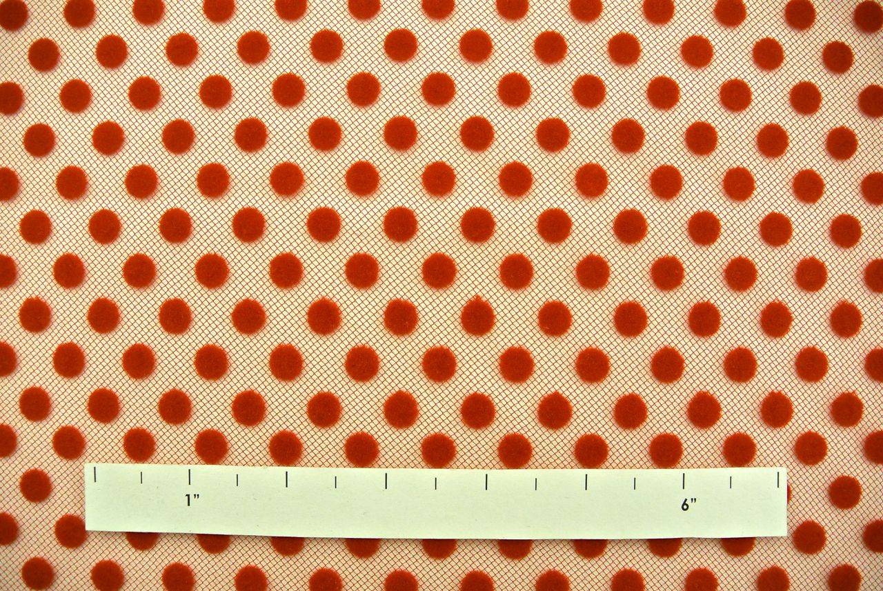 Polka Dotted Flocked Tulle1