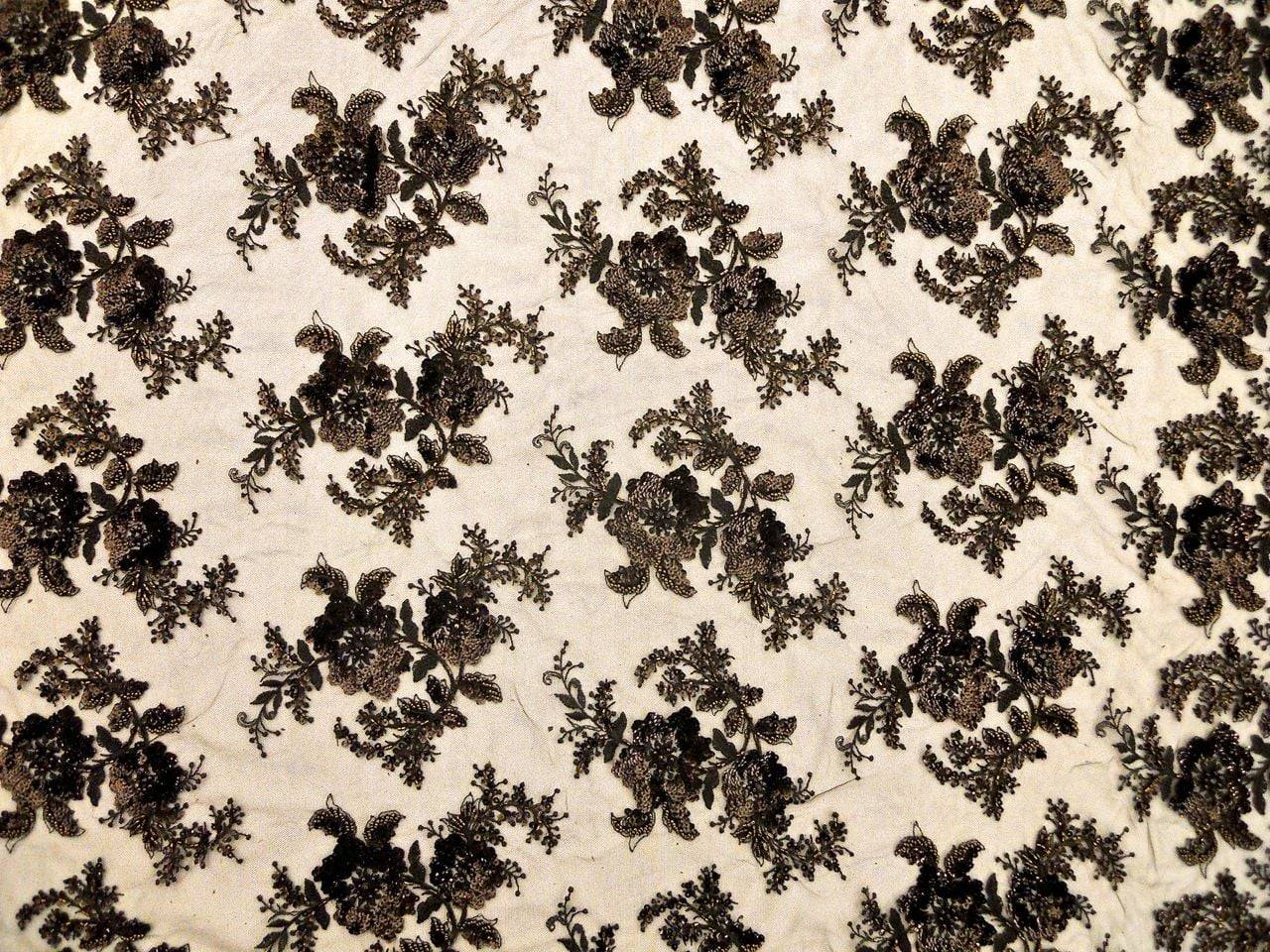 Beaded Embroidered Illusion0