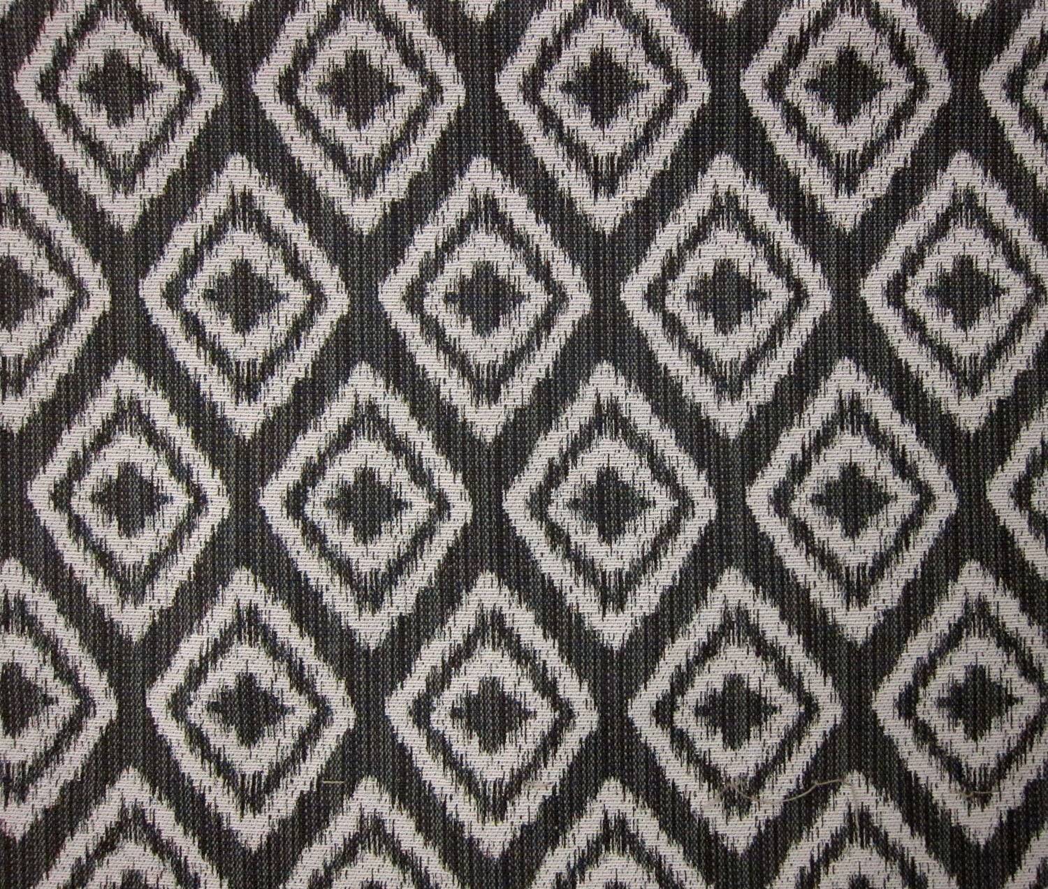 Cotton Blend Upholstery Geometric Ikat Print0