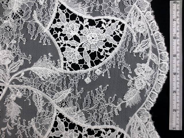 Embroidered Chantilly Lace0