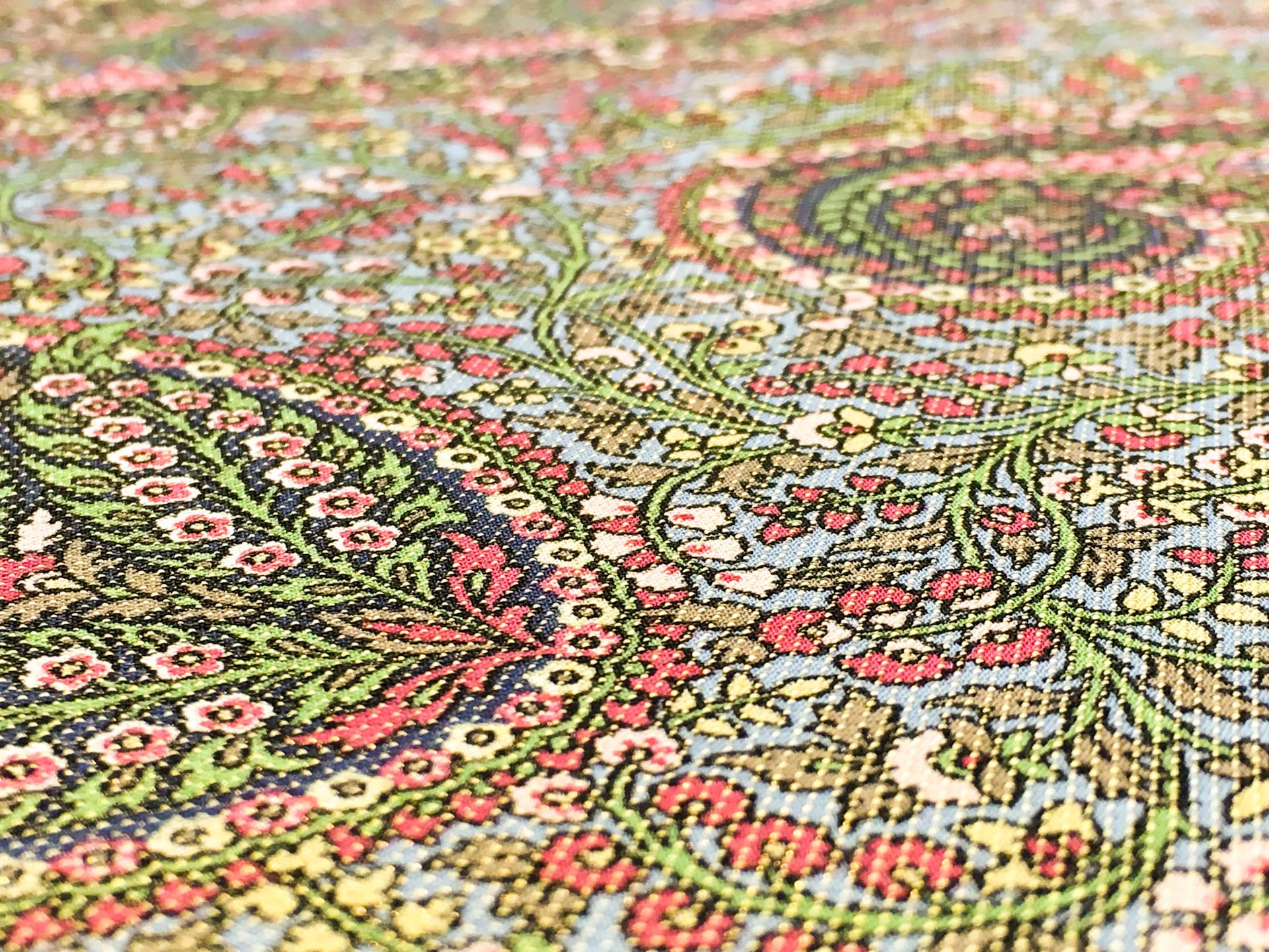 Metallic Printed Silk Chiffon2