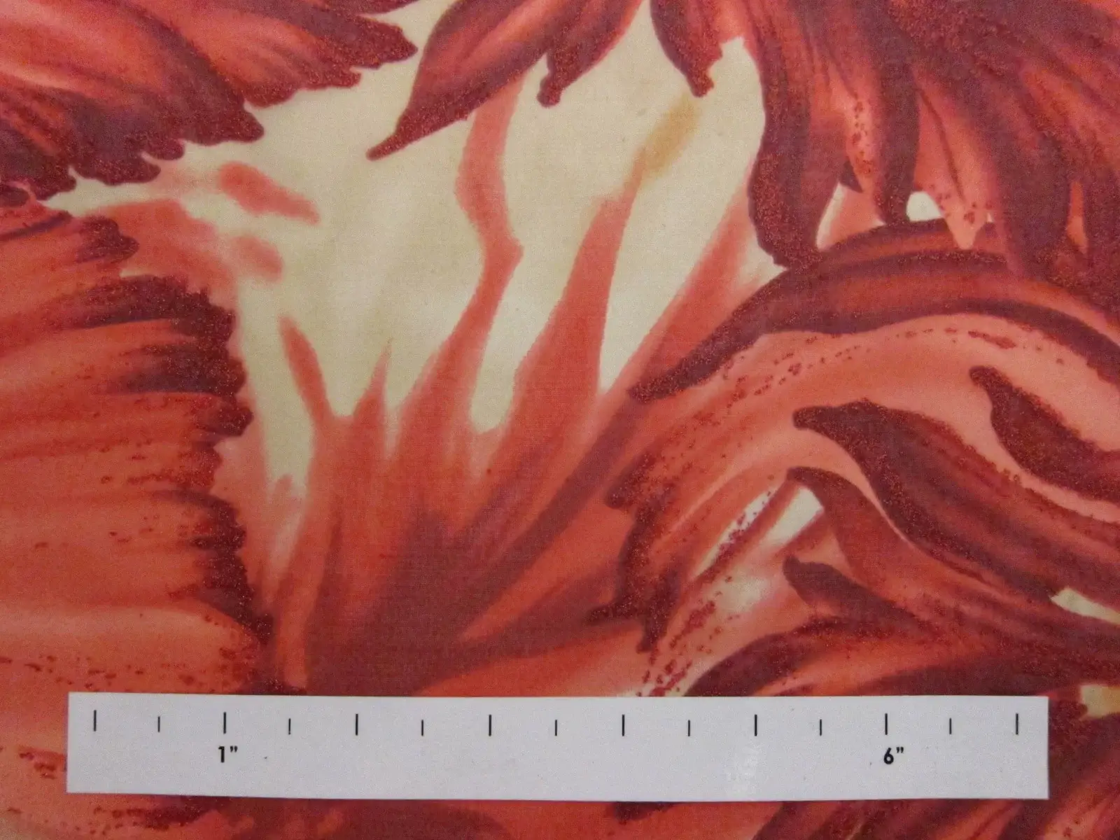 Glitter Printed Silk Chiffon0