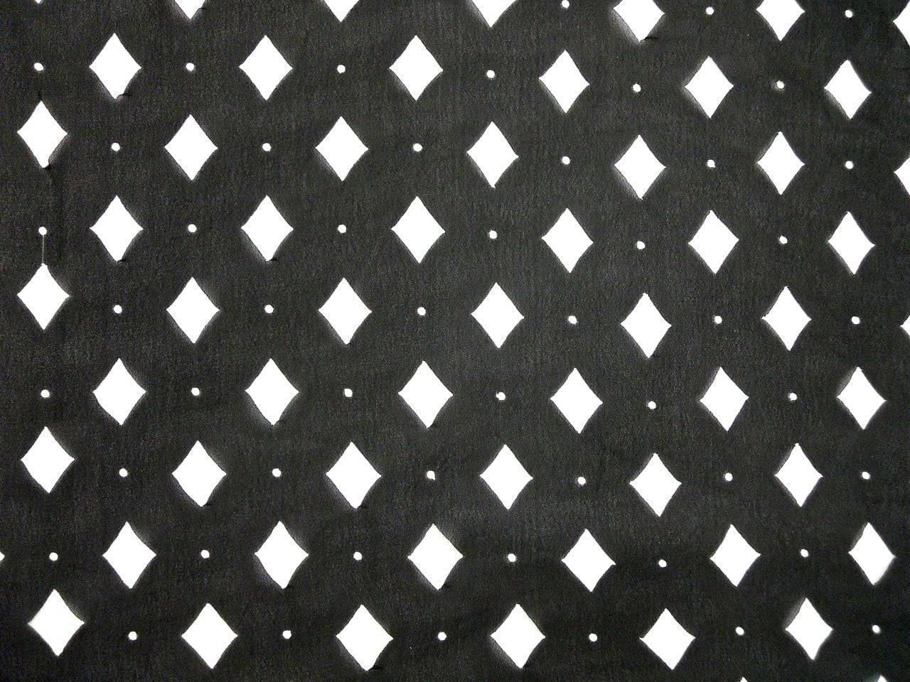 Laser Cut Polyester Chiffon0