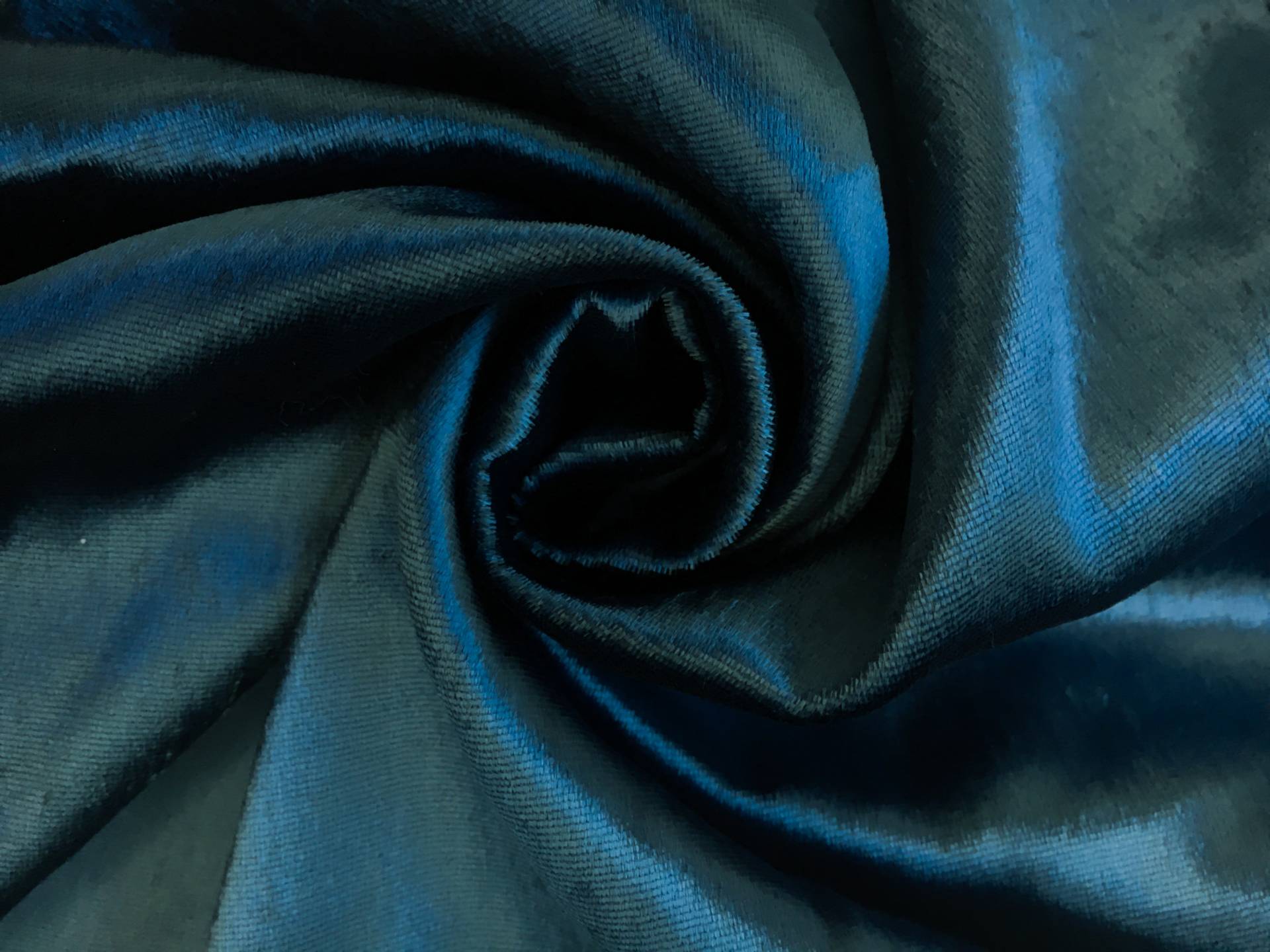 Nylon/Acetate Panné Velvet in Teal0