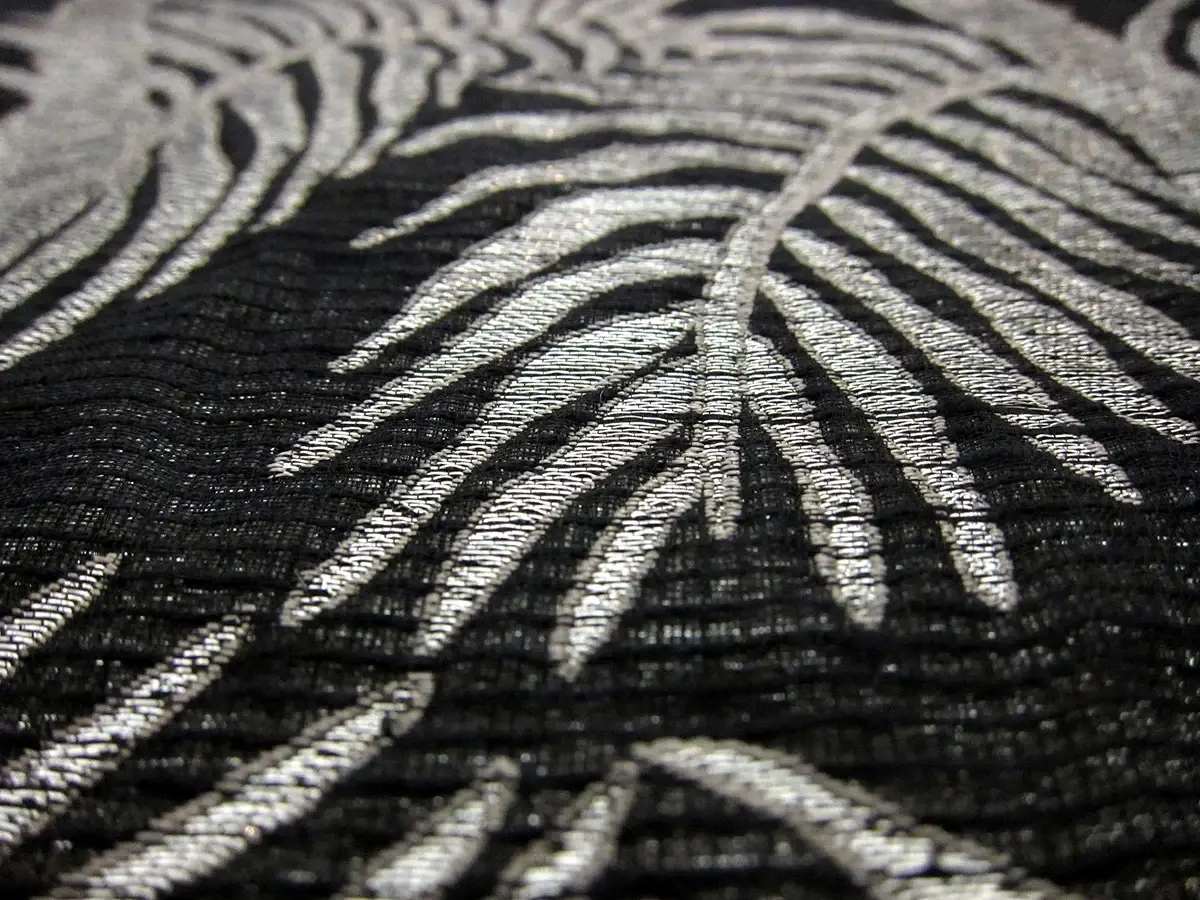 Silk Blend Metallic Brocade1