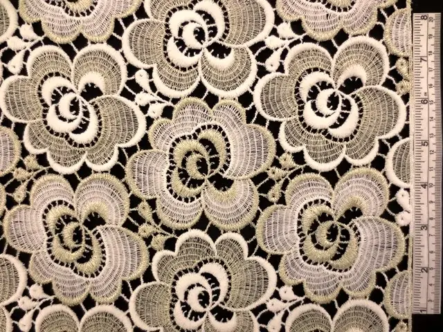 Metallic Guipure Lace0