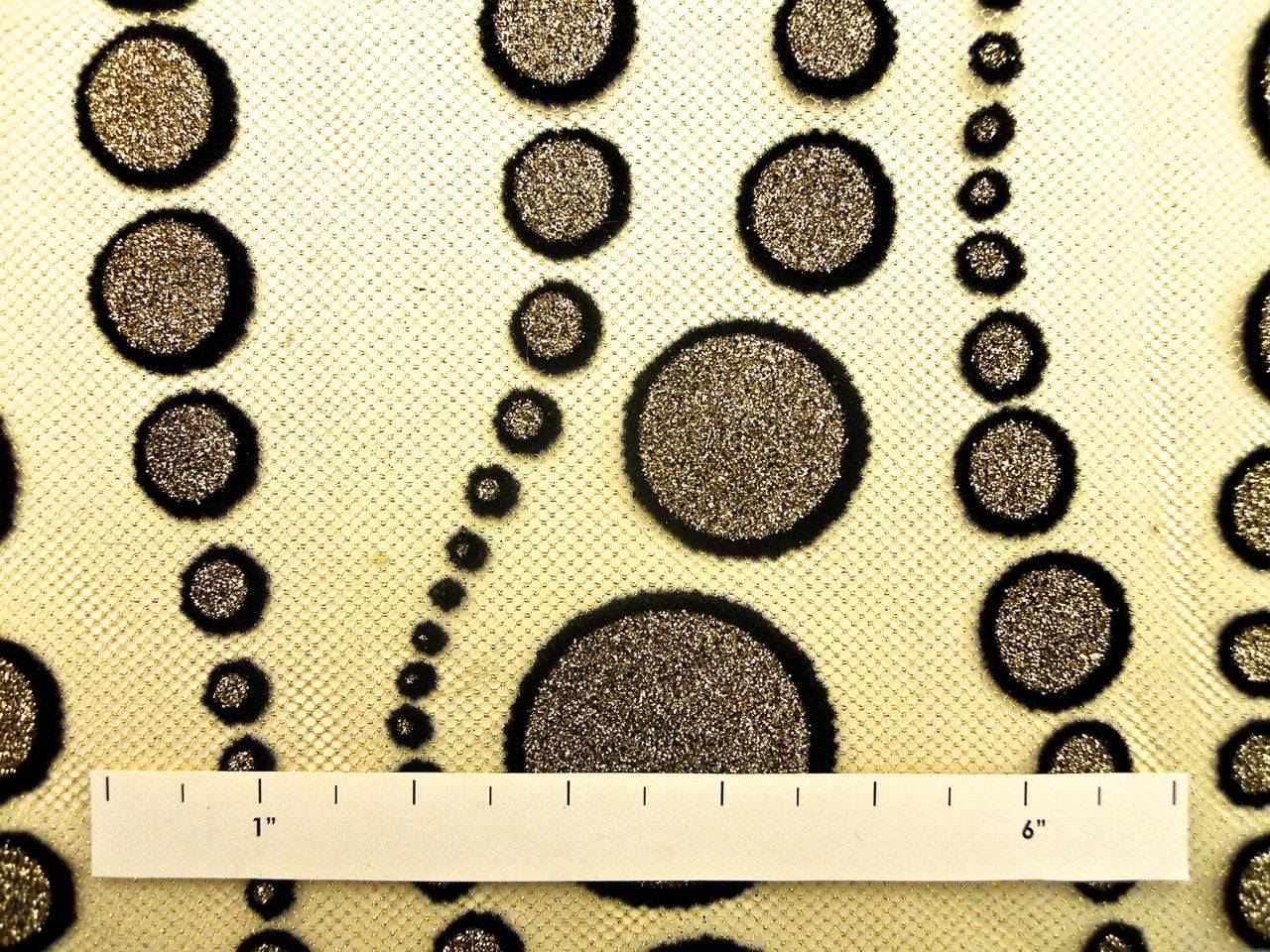 Flocked Metallic Tulle1